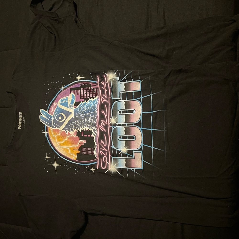 Fortnite Black Graphic T-Shirt